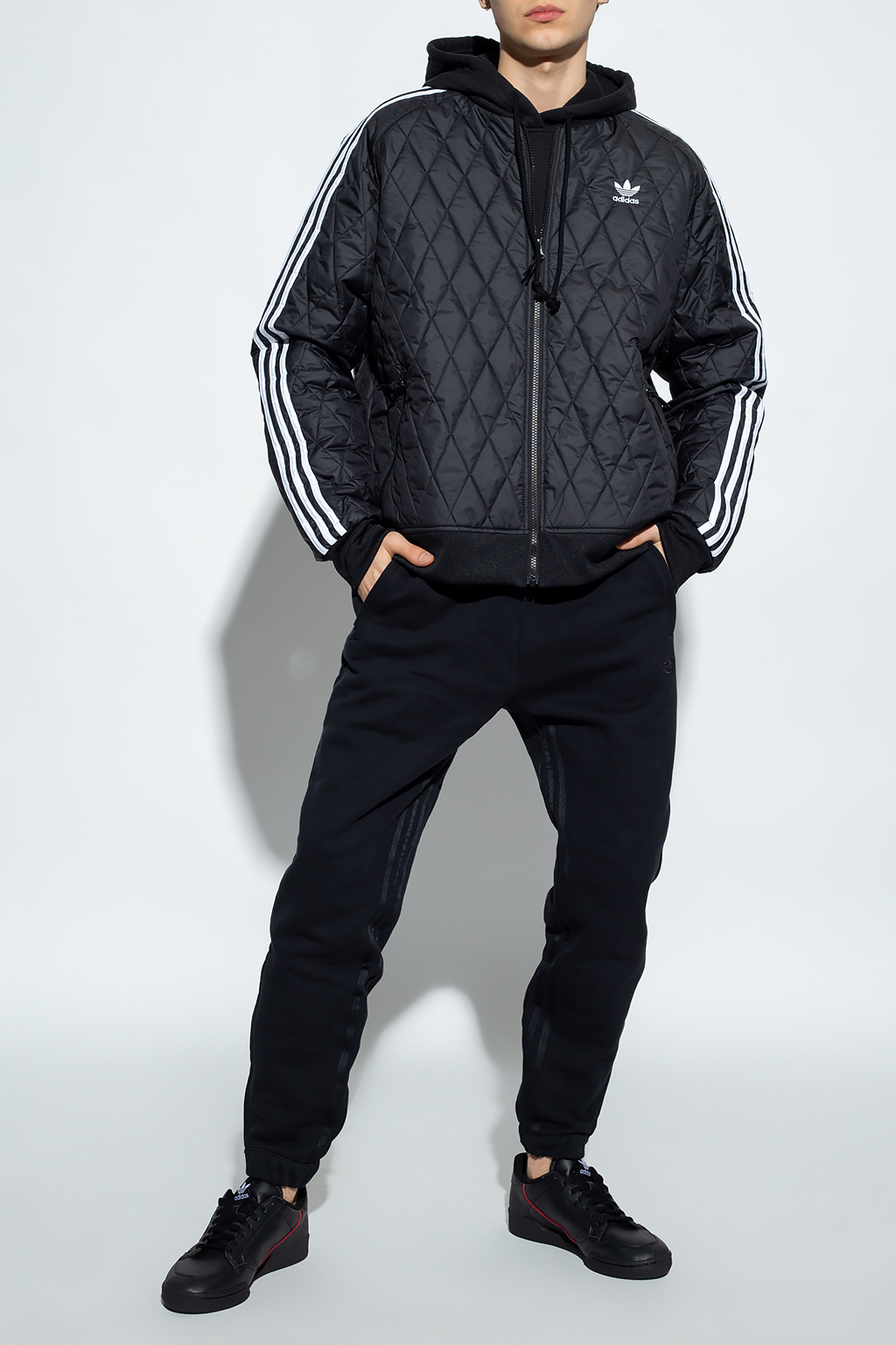 Adidas originals men's superstar quilted clearance jacket